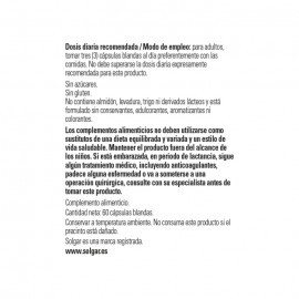 Omega 3-6-9 aceites de pescado, lino y borraja - 60 cápsulas blandas