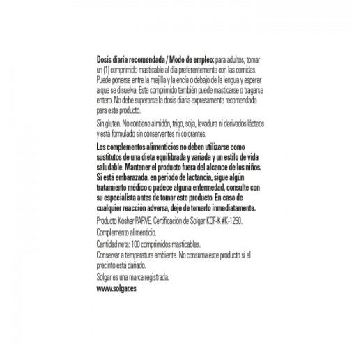 Vitamina B12 1000 μg - 100 comprimidos