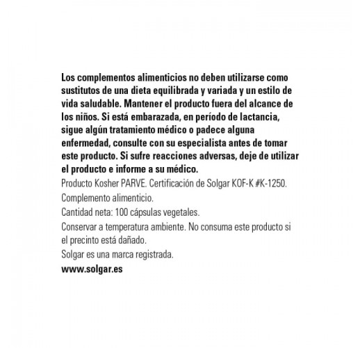 Vitamina C 1000 mg - 100 cápsulas vegetales